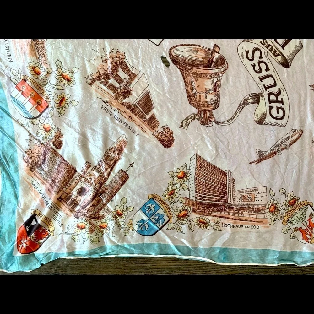 Berlin Souvenir Silk Scarf